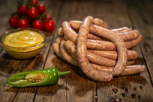 Fokhagymás grillkolbász
